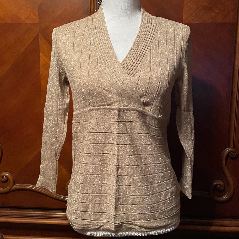 "Style & Co." Pretty Tan Top
